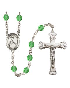 Saint Sebastian/Ice Hockey R6001-8165 6mm Rosary Available in 12 colors