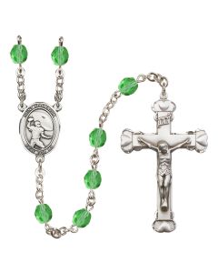 Saint Sebastian / Football R6001-8601 6mm Rosary Available in 12 colors