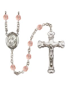 Saint Camillus of Lellis R6001-8019 6mm Rosary Available in 12 colors
