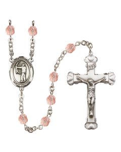 Saint Christopher/Archery R6001-8190 6mm Rosary Available in 12 colors