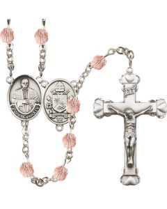 Pope Leo XIV R6001-8461 6mm Rosary Available in 12 colors