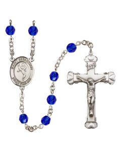 Saint Sebastian/Martial Arts R6001-8168 6mm Rosary Available in 12 colors