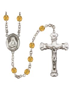 Saint Frances Cabrini R6001-8011 6mm Rosary Available in 12 colors