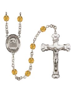 Saint Christopher/Swimming R6001-8157 6mm Rosary Available in 12 colors
