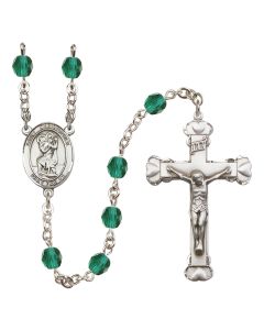 Saint Christopher R6001-8022 6mm Rosary Available in 12 colors