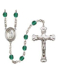 Saint Stephen the Martyr R6001-8104 6mm Rosary Available in 12 colors