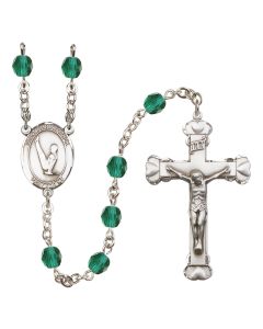 Saint Christopher/Gymnastics R6001-8142 6mm Rosary Available in 12 colors