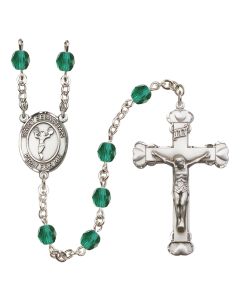 Saint Sebastian/Cheerleading R6001-8170 6mm Rosary Available in 12 colors