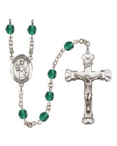 Saint Uriel the Archangel R6001-8378 6mm Rosary Available in 12 colors