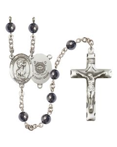 Saint Christopher/Coast Guard R6002-8022--3 6mm Rosary