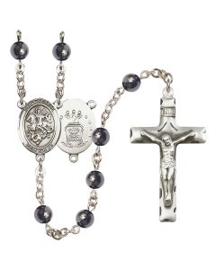 Saint George/Air Force R6002-8040--1 6mm Rosary