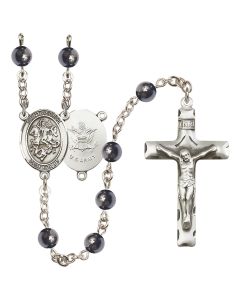 Saint George/Army R6002-8040--2 6mm Rosary