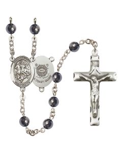 Saint George/Coast Guard R6002-8040--3 6mm Rosary