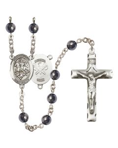 Saint George/National Guard R6002-8040--5 6mm Rosary