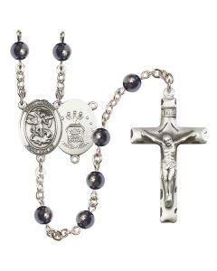 Saint Michael the Archangel/Air Force R6002-8076--1 6mm Rosary