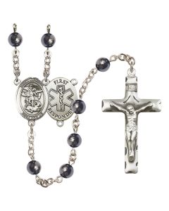 Saint Michael the Archangel/1st Responders R6002-8076--11 6mm Rosary