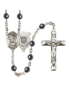 Saint Michael the Archangel/Coast Guard R6002-8076--3 6mm Rosary