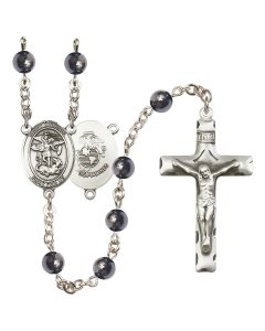 Saint Michael the Archangel/Marines R6002-8076--4 6mm Rosary