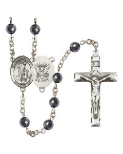 Guardian Angel/Navy R6002-8118--6 6mm Rosary