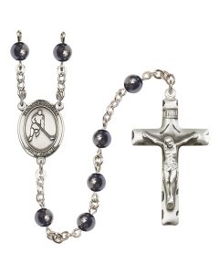 Saint Sebastian/Hockey R6002 6mm Rosary