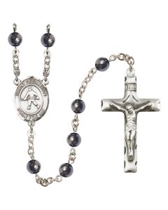 Saint Sebastian/Field Hockey R6002 6mm Rosary
