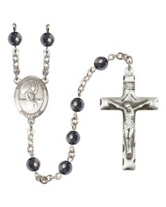 Saint Christopher/Water Polo R6002 6mm Rosary