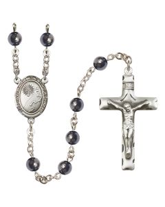 Footprints / Cross R6002 6mm Rosary