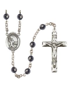 Saint Christopher/Football R6002 6mm Rosary