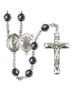 Saint Florian/Firefighter R6003-8034--14 8mm Rosary