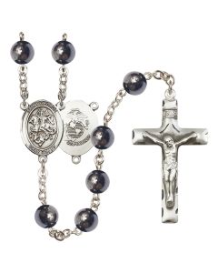 Saint George/Marines R6003-8040--4 8mm Rosary