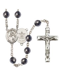 Saint Joan of Arc/Army R6003-8053--2 8mm Rosary
