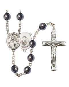 Saint Joan of Arc/Marines R6003-8053--4 8mm Rosary