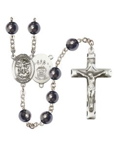 Saint Michael the Archangel/Air Force R6003-8076--1 8mm Rosary