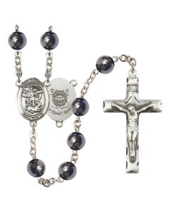 Saint Michael the Archangel/Coast Guard R6003-8076--3 8mm Rosary