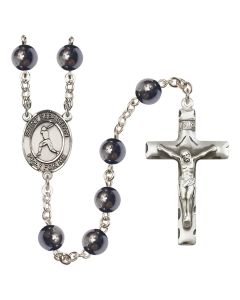Saint Sebastian/Baseball R6003 8mm Rosary