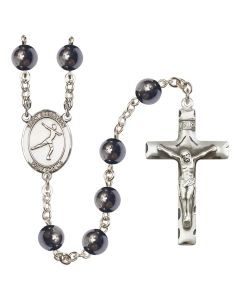 Saint Sebastian/Figure Skating R6003 8mm Rosary