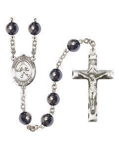 Saint Sebastian/Field Hockey R6003 8mm Rosary