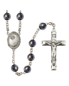 Footprints / Cross R6003 8mm Rosary
