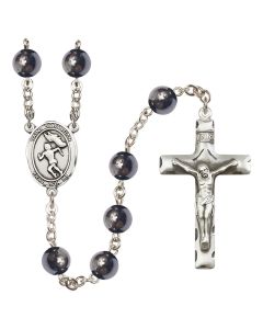 Saint Sebastian/Track & Field R6003 8mm Rosary