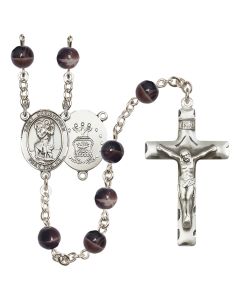 Saint Christopher/Air Force R6004-8022--1 7mm Rosary
