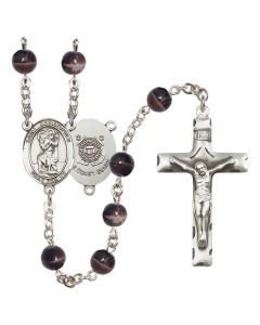 Saint Christopher/Coast Guard R6004-8022--3 7mm Rosary