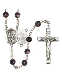 Saint George/Army R6004-8040--2 7mm Rosary