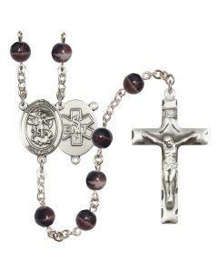 Saint Michael the Archangel/E.M.T.s R6004-8076--10 7mm Rosary