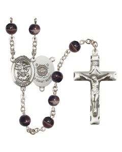 Saint Michael the Archangel/Coast Guard R6004-8076--3 7mm Rosary