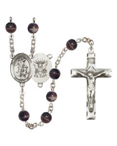 Guardian Angel/Navy R6004-8118--6 7mm Rosary
