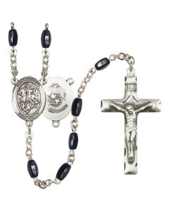 Saint George/Marines R6005-8040--4 8x5mm Rosary