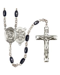 Saint Michael the Archangel/E.M.T.s R6005-8076--10 8x5mm Rosary