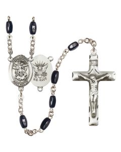 Saint Michael the Archangel/Navy R6005-8076--6 Rosary