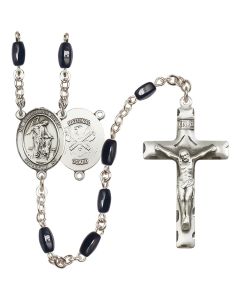 Guardian Angel/National Guard R6005-8118--5 8x5mm Rosary