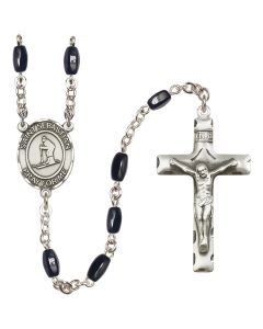 Saint Sebastian/Skiing R6005 8x5mm Rosary